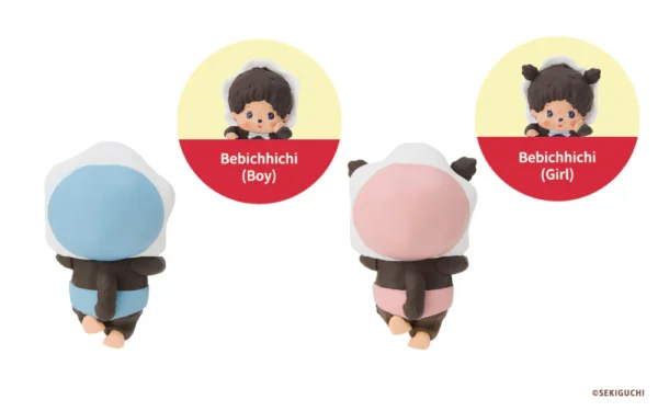 Sonny Angel Hippers Monchhichi Bebe chico y bebe chica
